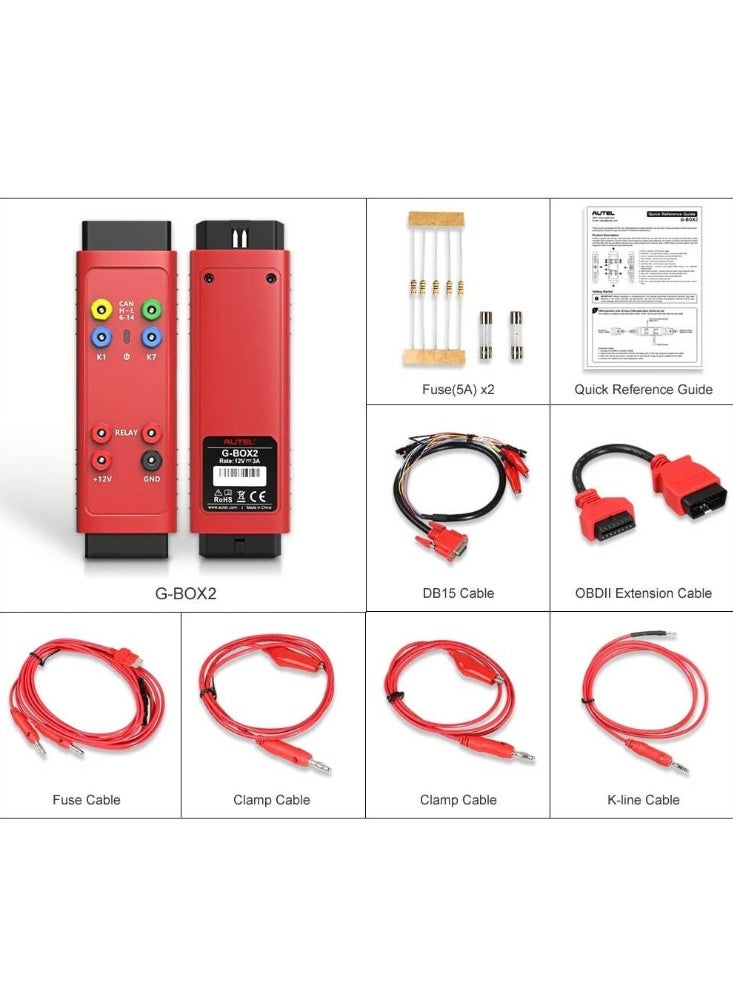 Autel G-BOX2 Key Programming Adapter - Mercedes DAS3 CAN & BMW DME/DDE ISN Reader for IM508/IM608 - Image 2